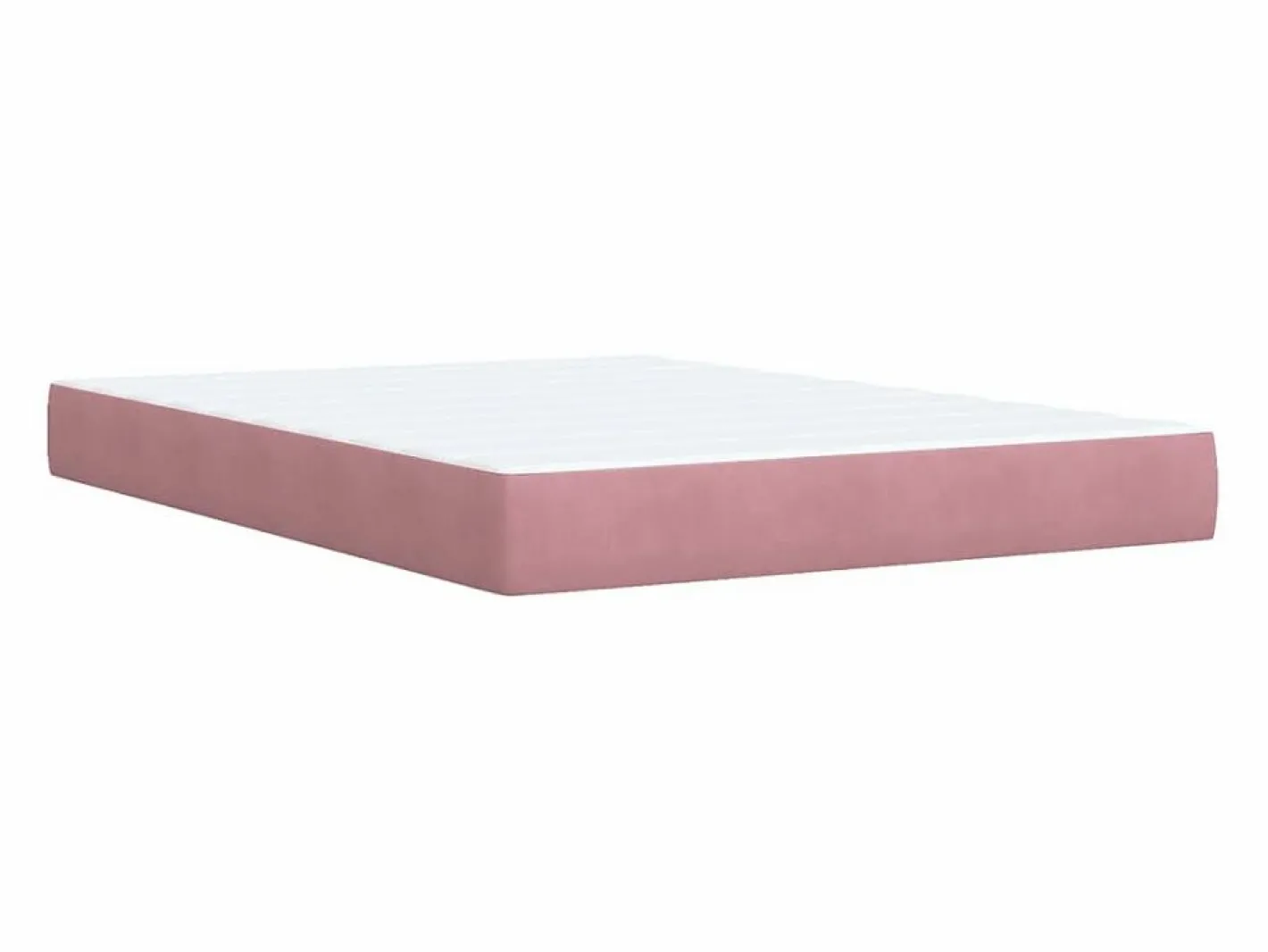 Clicnbuy Base De Cama De Láminas|Cama box spring con colchón terciopelo 160x200 cm