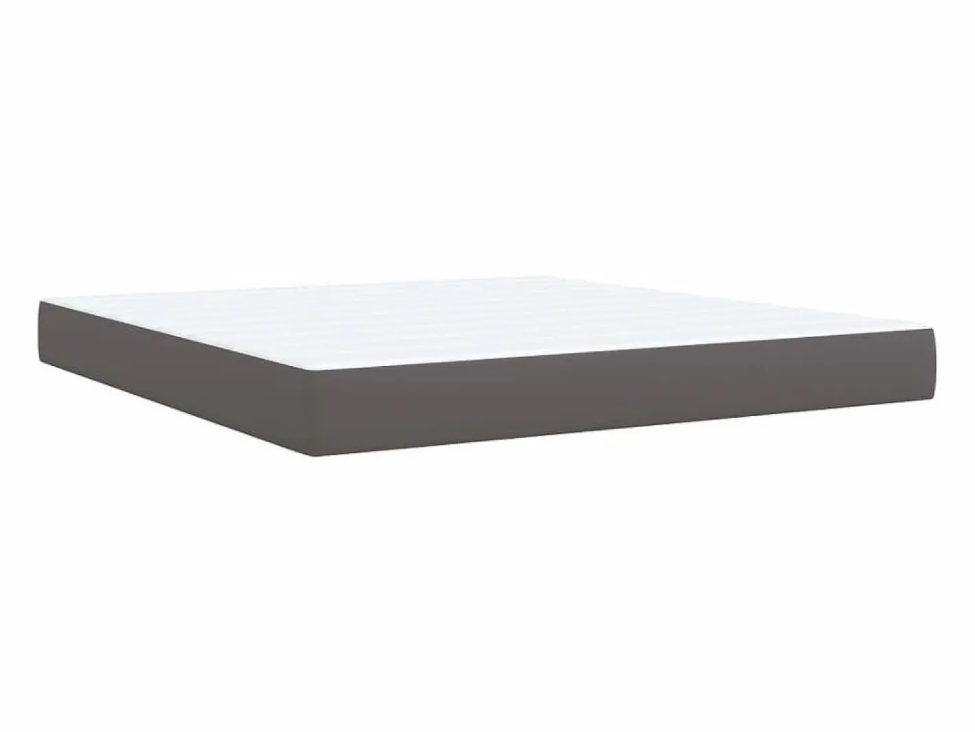 Clicnbuy Base De Cama De Láminas|Cama box spring con colchón cuero sintético 180x200 cm