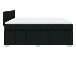 Clicnbuy Somier - 180X200Cm|Cama box spring con colchón tela 180x200 cm