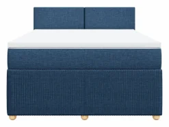 Cama box spring con colchón tela 160x200 cm^Clicnbuy Clearance