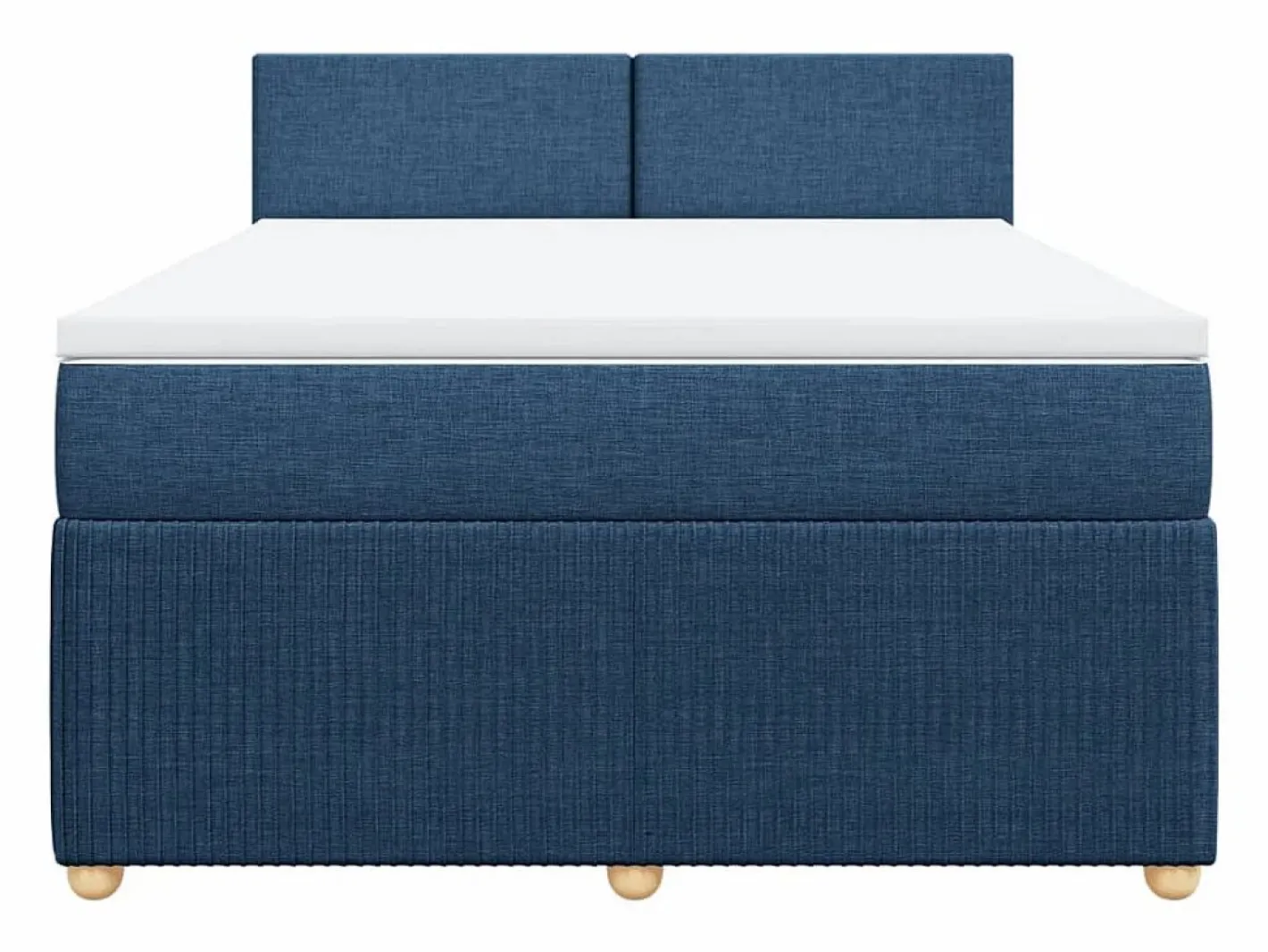 Cama box spring con colchón tela 160x200 cm^Clicnbuy Clearance