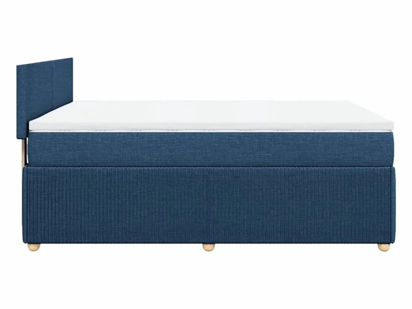 Cama box spring con colchón tela 160x200 cm^Clicnbuy Clearance
