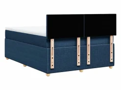 Cama box spring con colchón tela 160x200 cm^Clicnbuy Clearance