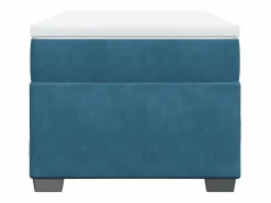 Cama box spring con colchón terciopelo oscuro 80x200 cm ES522322^ New