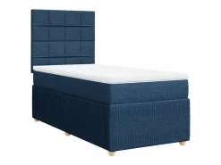 Cama box spring con colchón tela 90x190 cm^Clicnbuy Hot