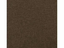 Clicnbuy Cama box spring con colchón y LED tela marrón oscuro 120x190 cm Outlet