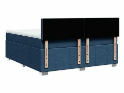 Clicnbuy Base De Cama De Láminas|Cama box spring con colchón tela 200x200 cm