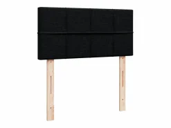 Clicnbuy Somier - 90X190Cm|Cama box spring con colchón tela 90x190 cm