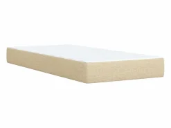 Cama box spring con colchón tela color 90x200 cm^Clicnbuy Clearance