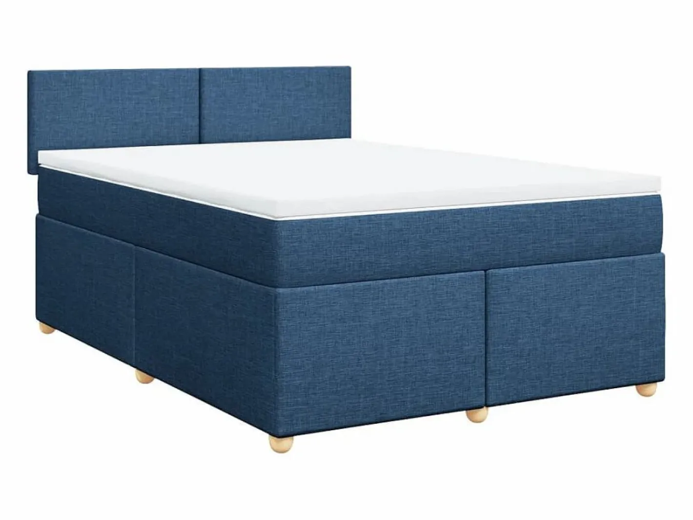 Clicnbuy Base De Cama De Láminas|Somier - 160X200Cm|Cama box spring con colchón tela 160x200 cm