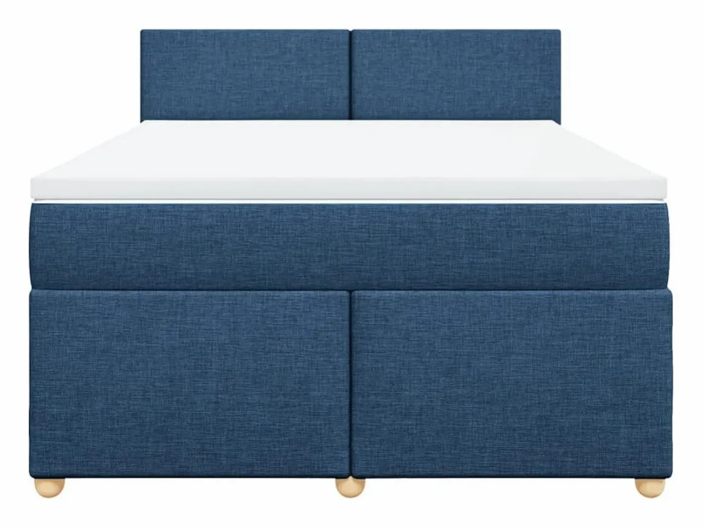 Clicnbuy Base De Cama De Láminas|Somier - 160X200Cm|Cama box spring con colchón tela 160x200 cm