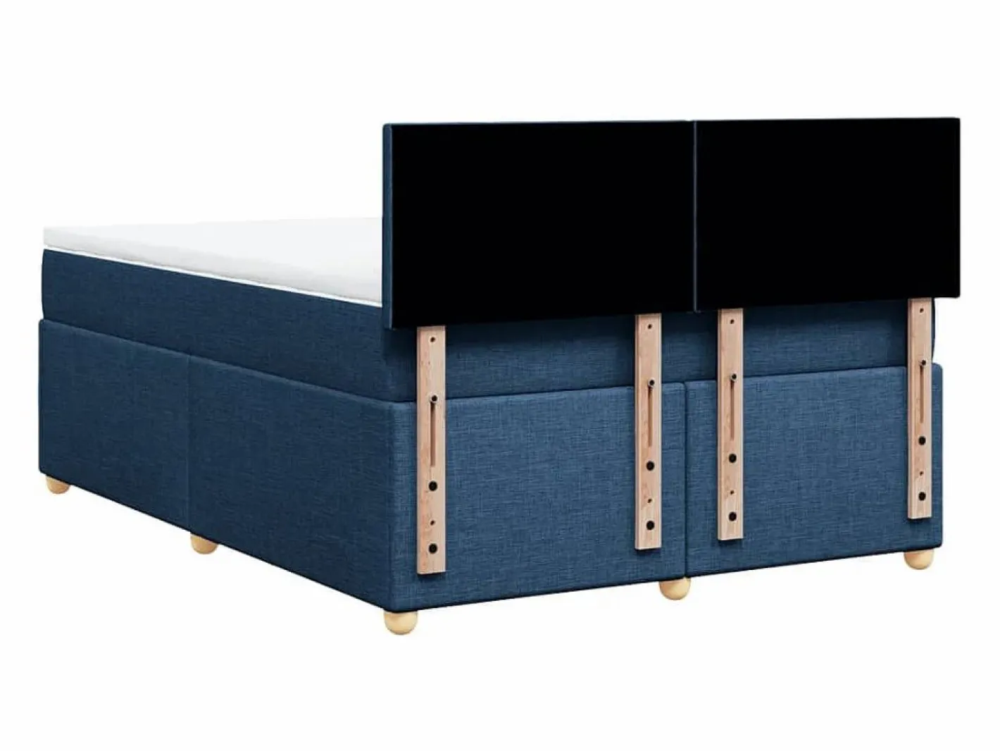 Clicnbuy Base De Cama De Láminas|Somier - 160X200Cm|Cama box spring con colchón tela 160x200 cm