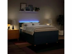 Clicnbuy Base De Cama De Láminas|Somier - 160X200Cm|Cama box spring con colchón tela 160x200 cm