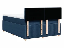 Clicnbuy Base De Cama De Láminas|Somier - 160X200Cm|Cama box spring con colchón tela 160x200 cm