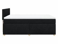 Clicnbuy Somier - 160X200Cm|Cama box spring con colchón tela 160x200 cm