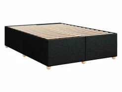 Clicnbuy Somier - 160X200Cm|Cama box spring con colchón tela 160x200 cm