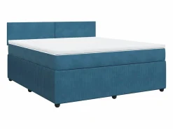 Clicnbuy Somier - 180X200Cm|Cama box spring con colchón terciopelo 180x200 cm
