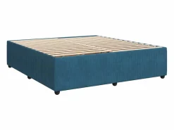 Clicnbuy Somier - 180X200Cm|Cama box spring con colchón terciopelo 180x200 cm