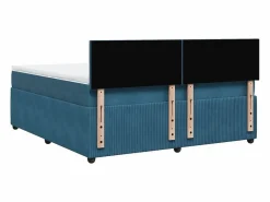 Clicnbuy Somier - 180X200Cm|Cama box spring con colchón terciopelo 180x200 cm