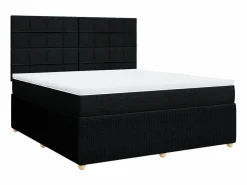 Clicnbuy Somier - 180X200Cm|Cama box spring con colchón tela 180x200 cm