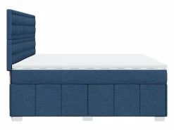 Cama box spring con colchón tela 200x200 cm^Clicnbuy Discount