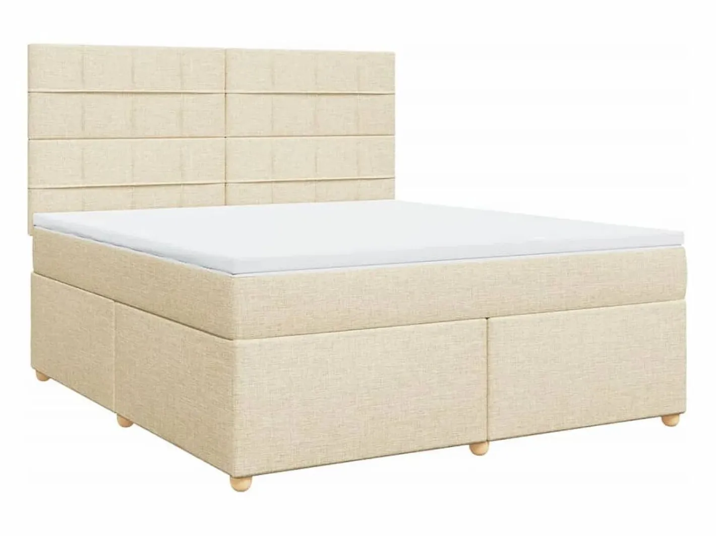 Cama box spring con colchón tela color 180x200 cm^Clicnbuy Sale