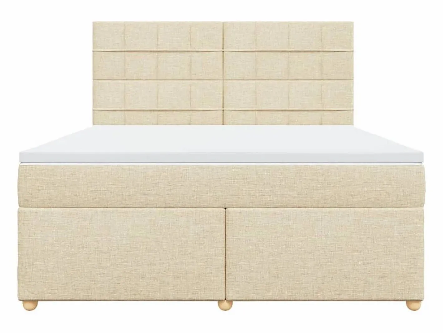 Cama box spring con colchón tela color 180x200 cm^Clicnbuy Sale