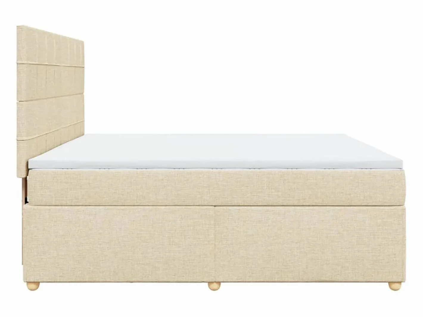 Cama box spring con colchón tela color 180x200 cm^Clicnbuy Sale