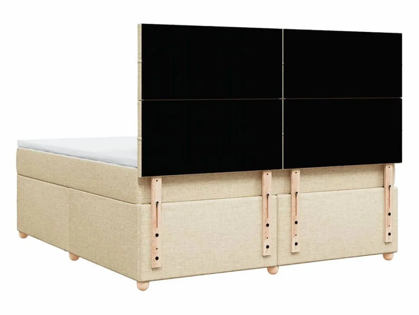 Cama box spring con colchón tela color 180x200 cm^Clicnbuy Sale