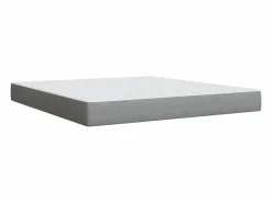 Clicnbuy Base De Cama De Láminas|Somier - 180X200Cm|Cama box spring con colchón tela claro 180x200 cm