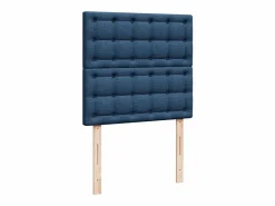 Clicnbuy Cama box spring con colchón tela 90x190 cm Azul Hot
