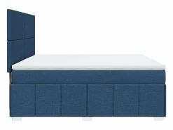 Cama box spring con colchón tela 180x200 cm^Clicnbuy
