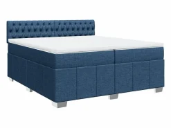 Clicnbuy Base De Cama De Láminas|Cama box spring con colchón tela 200x200 cm