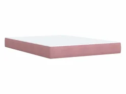 Cama box spring con colchón terciopelo 160x200 cm^Clicnbuy Sale