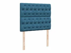 Clicnbuy Base De Cama De Láminas|Cama box spring con colchón terciopelo oscuro 120x200 cm