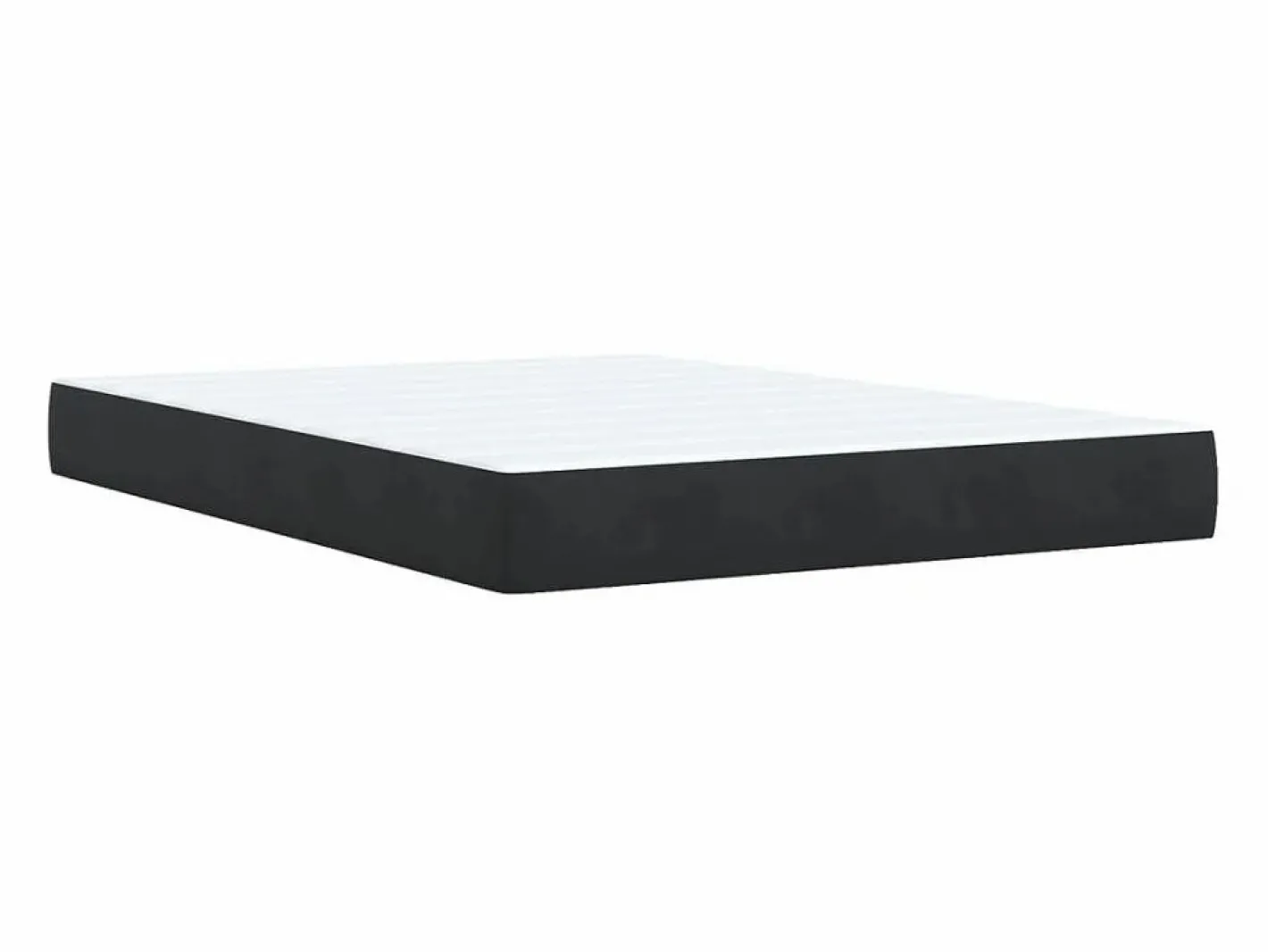 Cama box spring con colchón terciopelo 140x190 cm^Clicnbuy Online