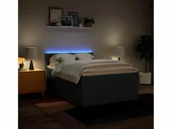 Cama box spring con colchón tela 160x200 cm^Clicnbuy Best