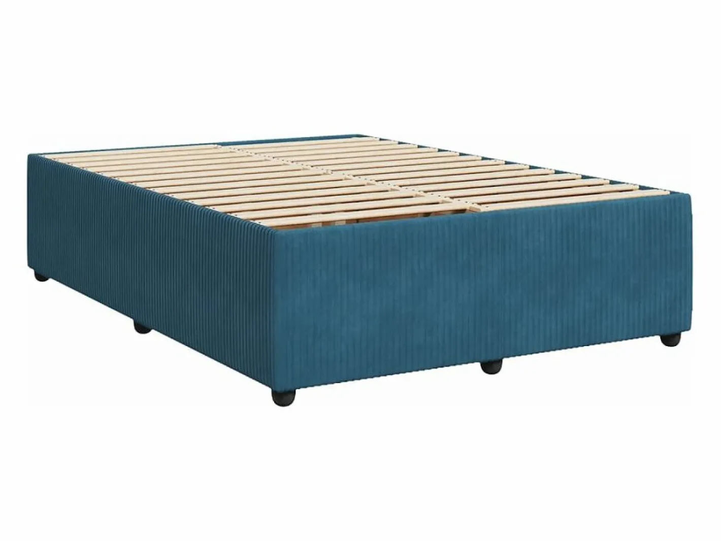 Cama box spring con colchón terciopelo 140x200 cm^Clicnbuy Online