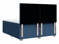 Clicnbuy Base De Cama De Láminas|Cama box spring con colchón tela 200x200 cm