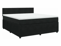 Clicnbuy Somier - 180X200Cm|Cama box spring con colchón terciopelo 180x200 cm