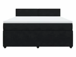 Clicnbuy Somier - 180X200Cm|Cama box spring con colchón terciopelo 180x200 cm