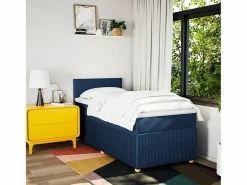 Cama box spring con colchón tela 90x190 cm^Clicnbuy Clearance