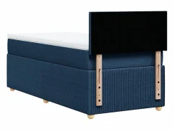 Cama box spring con colchón tela 90x190 cm^Clicnbuy Clearance