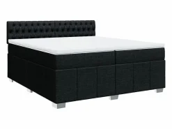 Clicnbuy Base De Cama De Láminas|Cama box spring con colchón tela 200x200 cm