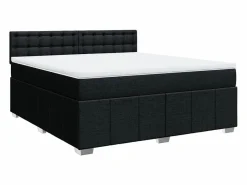Clicnbuy Somier - 180X200Cm|Cama box spring con colchón tela 180x200 cm