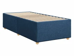 Cama box spring con colchón tela 100x200 cm^Clicnbuy Discount