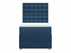 Cama box spring con colchón tela 90x190 cm^Clicnbuy Clearance