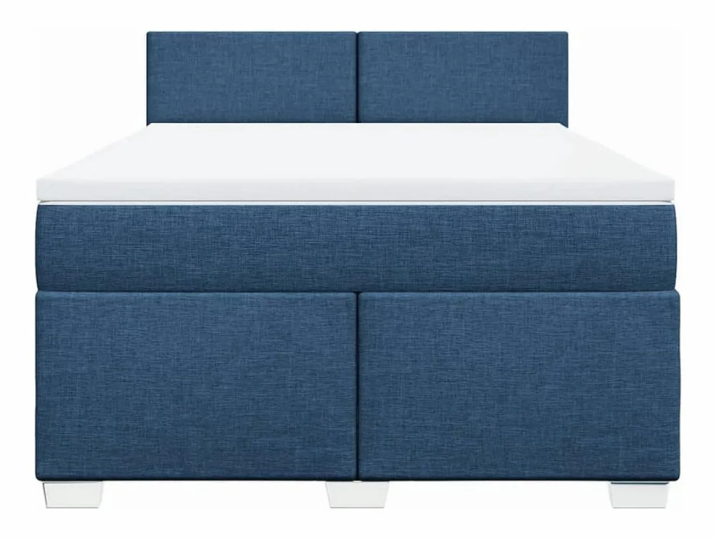 Clicnbuy Base De Cama De Láminas|Cama box spring con colchón tela 160x200 cm