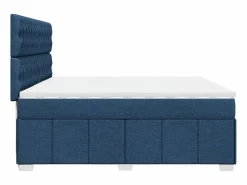 Clicnbuy Base De Cama De Láminas|Cama box spring con colchón tela 200x200 cm