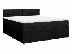 Cama box spring con colchón tela 180x200 cm^Clicnbuy Sale